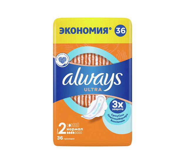 ALWAYS ოლვეისი ულტრა ნორმ 12X36